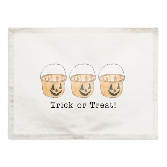 Trick Or Treat Candy Polyester Twill Placemat